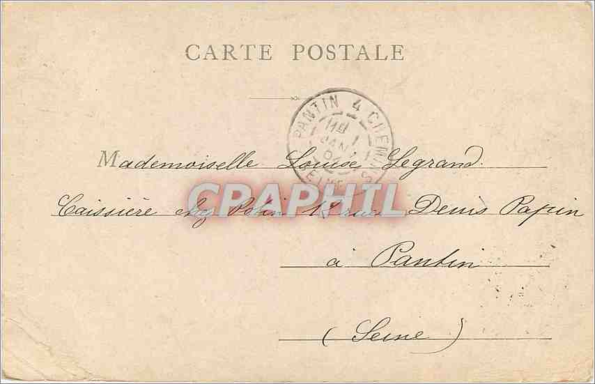 CPA Paris - La Chapelle de la rue Jean Goujon — Verso