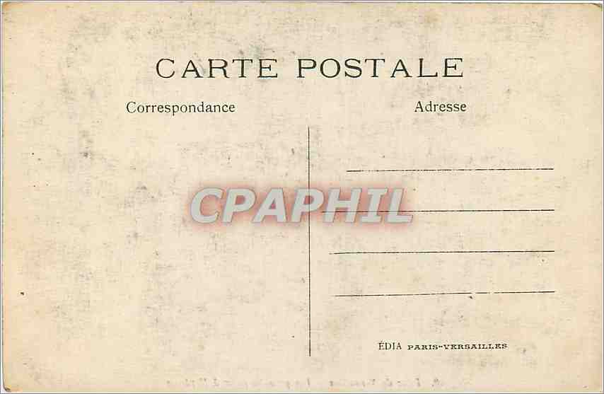 CPA Parc de Versailles - Les Grandes eaux a Neptune — Verso