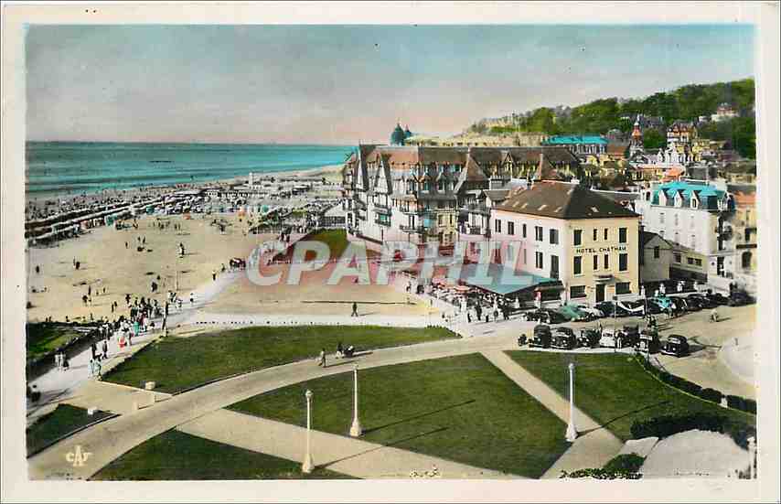 CPM Trouville - Reine des Plages Les Grands Hotels sur la Plage