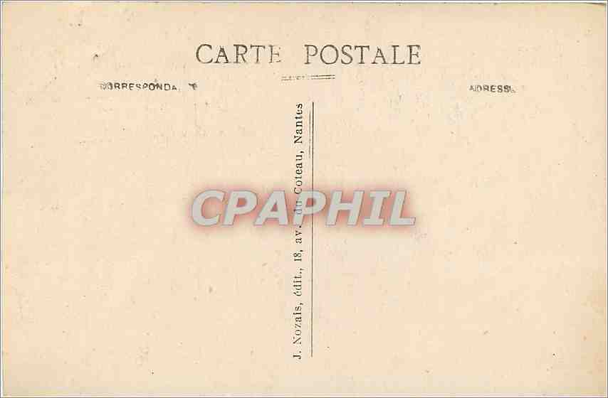 CPA Vieille Bretonne fumant sa Pipe — Verso