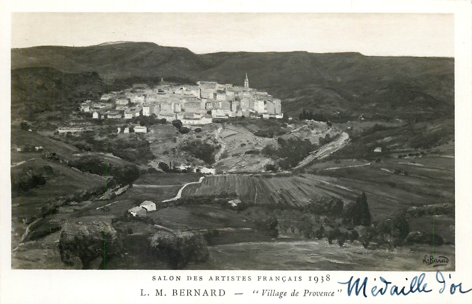 CPA Salon des Artistes 1938 - Village de Provence
