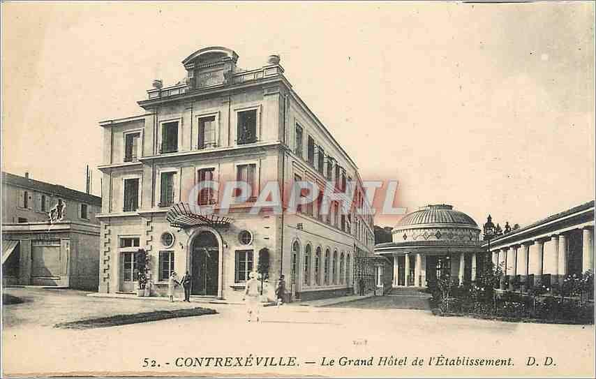CPA Contrexeville - Le Grand Hotel de l'Etablissement