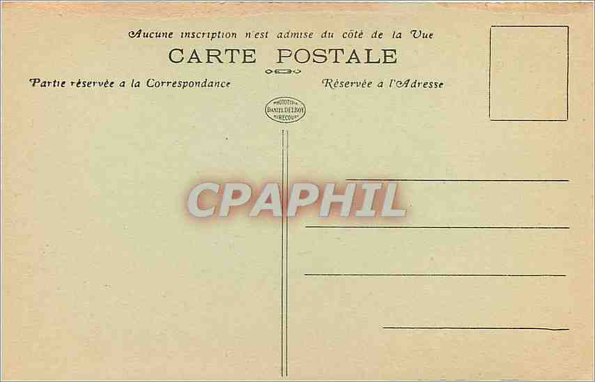 CPA Contrexeville - Le Grand Hotel de l'Etablissement — Rückseite