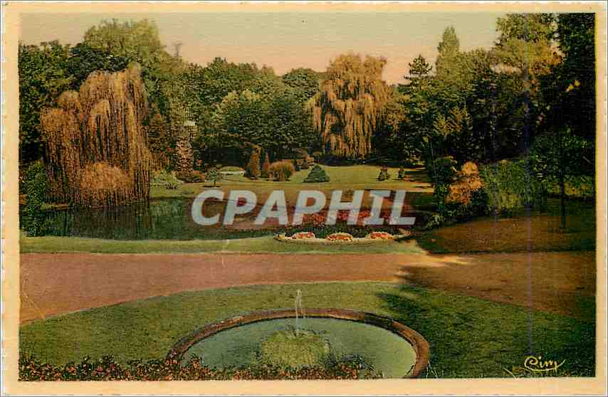 CPA Le Cateau - Jardin Fenelon - vue de Bas
