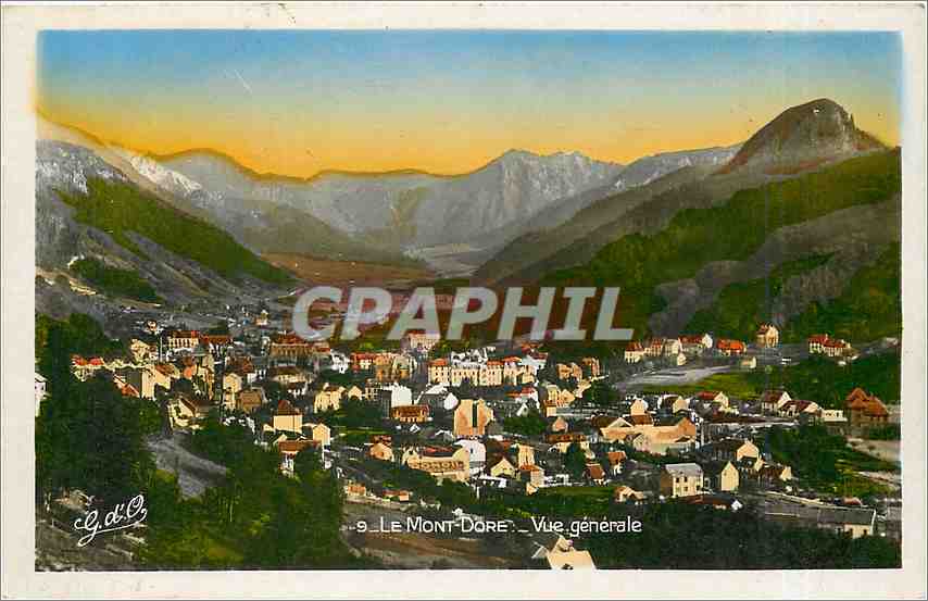 CPA Le Mont-Dore vue generale