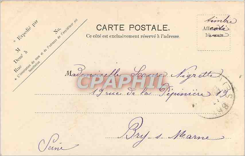 CPA Amiens - L'Hotel-Dieu XVe siecle — Rückseite
