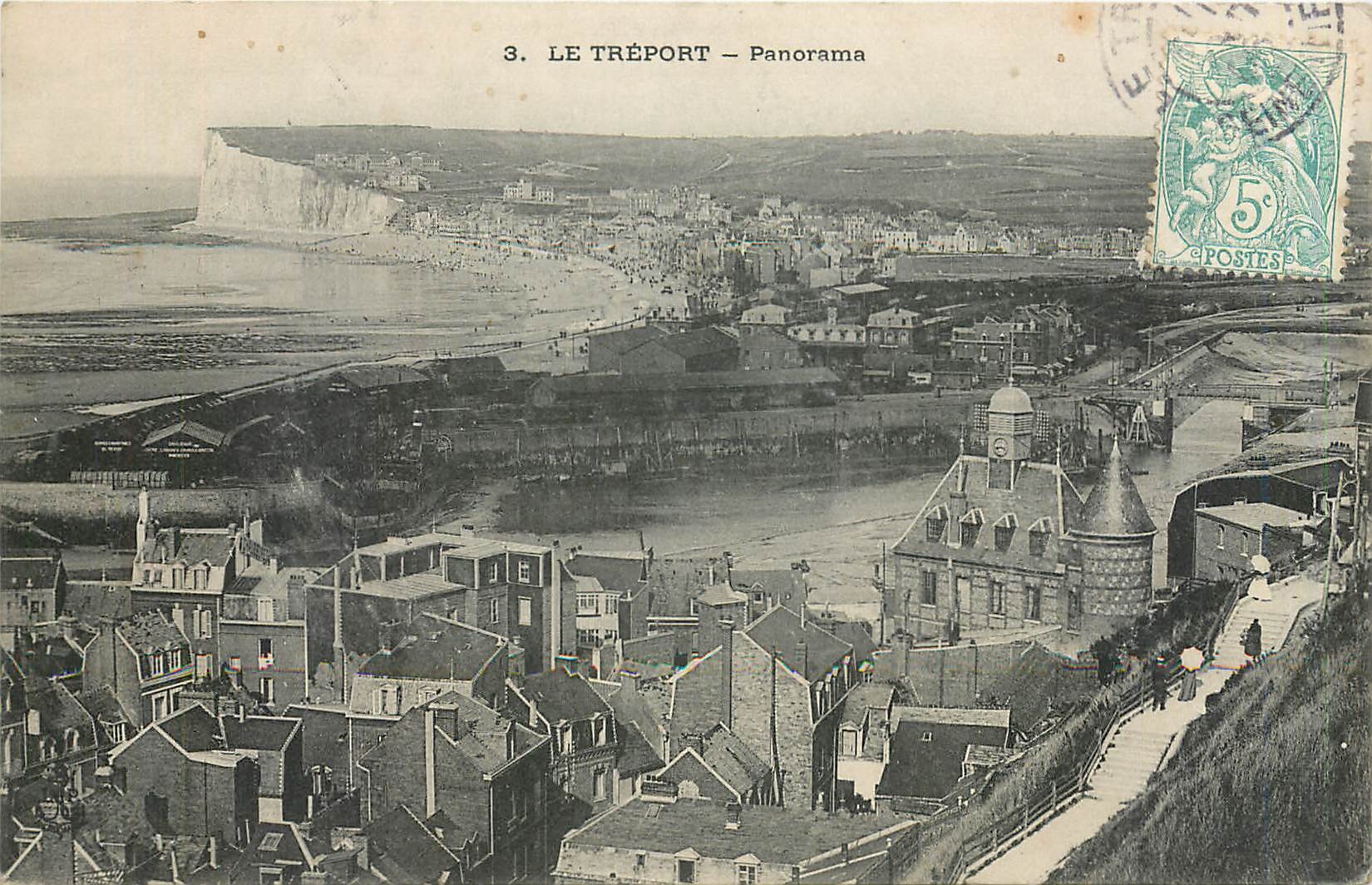 CPA Le Treport - Pannorama
