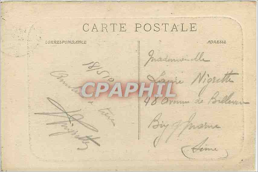 CPA Avignon - Le Palais des Papes et la Cathedrale N. D. des Doms — Rückseite