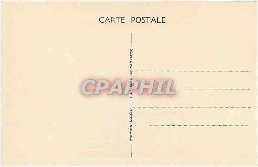 CPA Fontaine de Vaucluse - Naissance de la Source hautes eaux — Rückseite