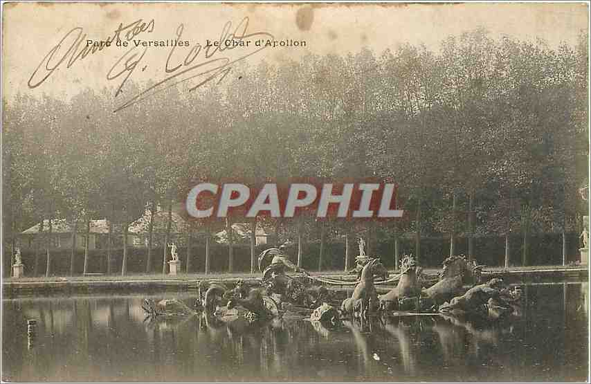 CPA Parc de Versailles - Le Char d'Apollon