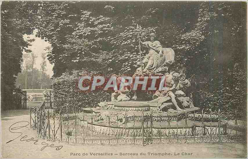 CPA Parc de Versailles - Berceau de triomphe - Le Char