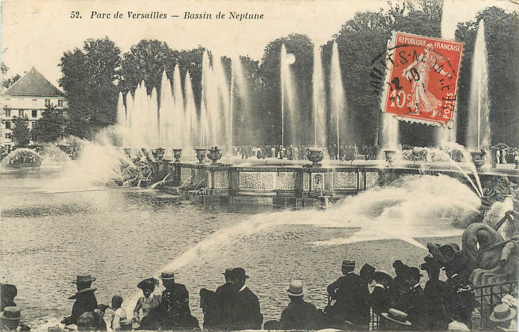 CPA Parc de Versailles  -  Bassin de Neptune