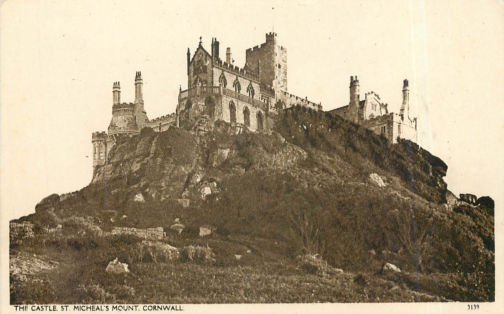 CPA The Castle St Micheal's Mount. Cornwall