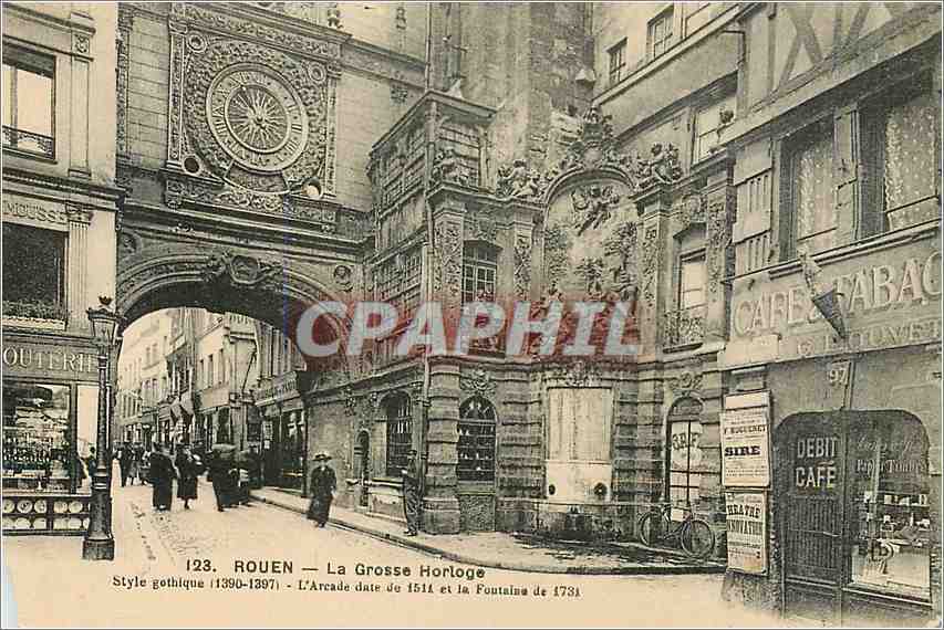 CPA Rouen  -  La Grosse Horloge