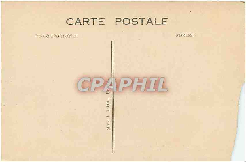 CPA Rouen  -  La Grosse Horloge — Verso