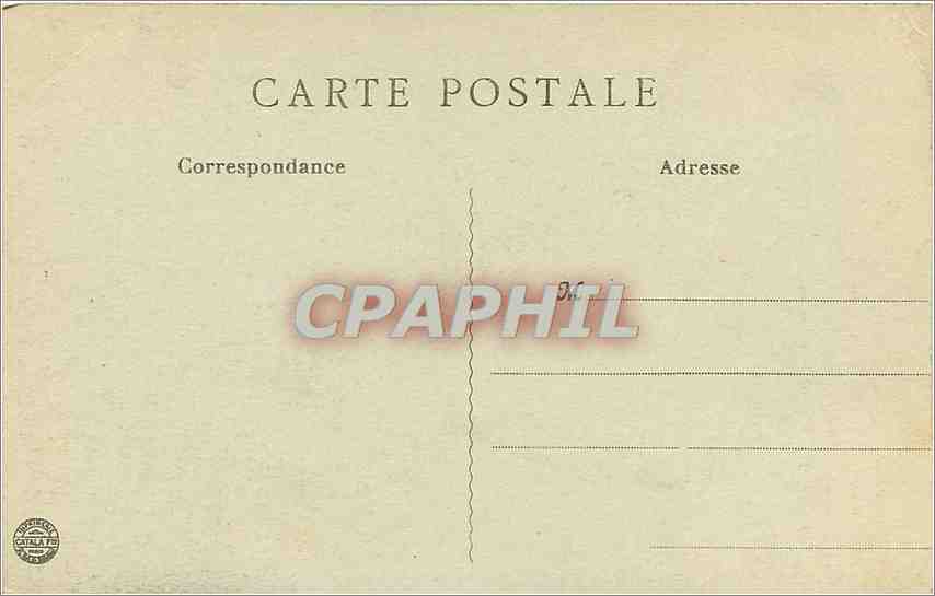 CPA Albert Somme  -  La Basilique de N. D. de Brebieres aujourd'hui detruite par les Allemands — Back