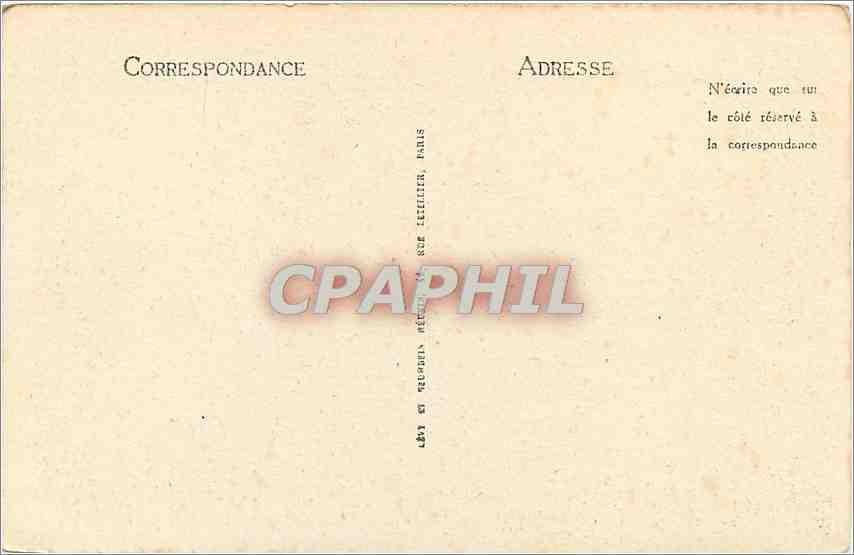 CPA Le Treport  -  La Plage et le Casino — Rückseite