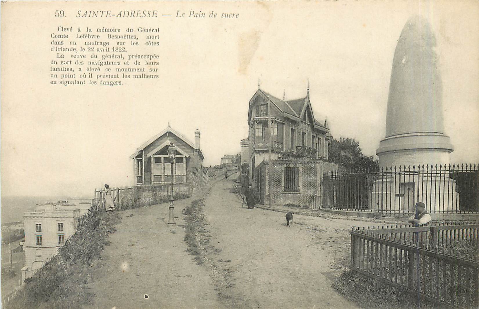 CPA Sainte-Adresse  -  Le Pain de sucre