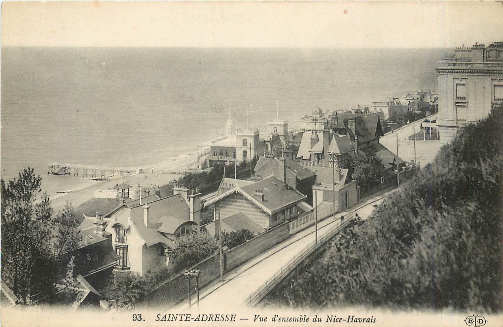 CPA Sainte-Adresse  -  Vue d'ensemble de Nice-Havrais