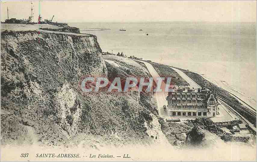 CPA Sainte-Adresse  -  Les Falaises