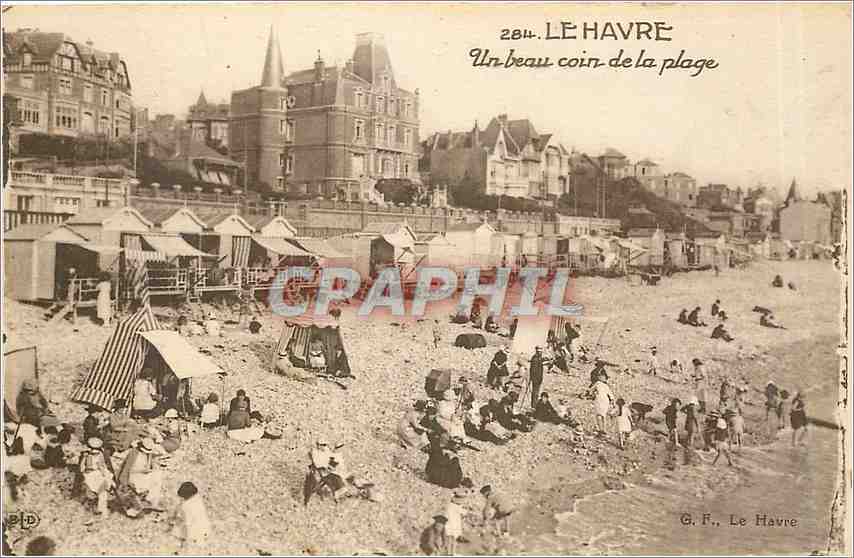 CPA Le Havre  -  un Beau coin de la Plage