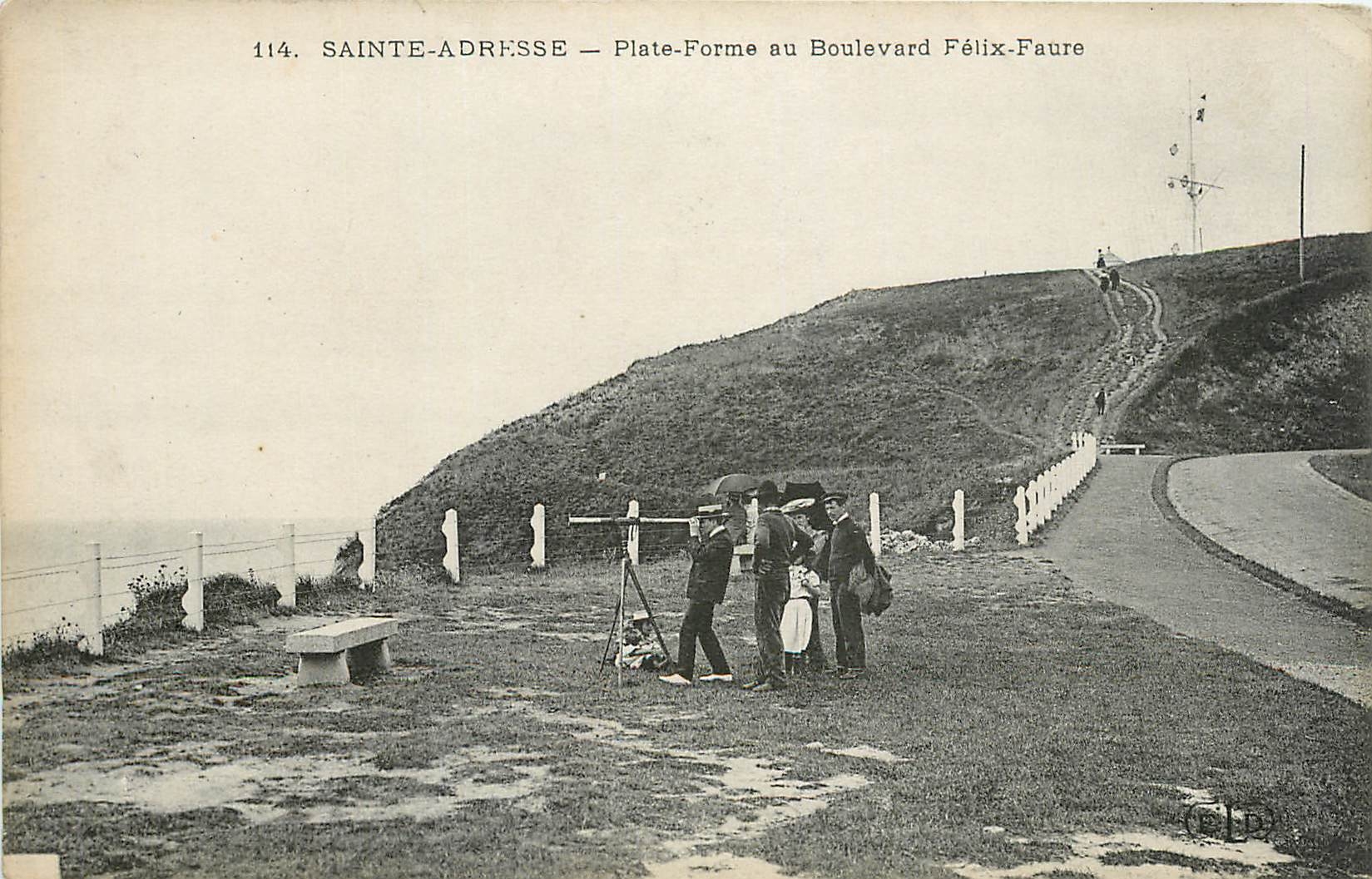 CPA Sainte-Adresse  -  Plate-forme au boulevard Felix-Faure