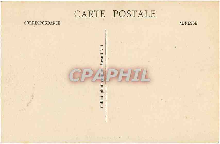 CPA Mesnil-Val  -  La Plage et les Falaises — Rückseite