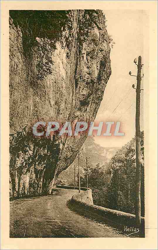 CPA Les Gorges du Tarn  -  La Route au Cirque de Beaumes