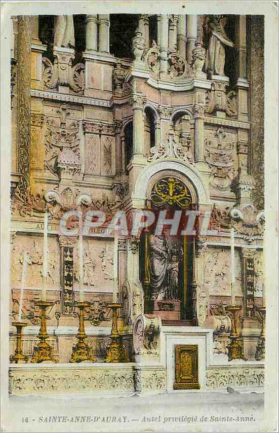 CPA Sainte-Anne-D'Auray  -  Autel privilegie de Sainte-Anne