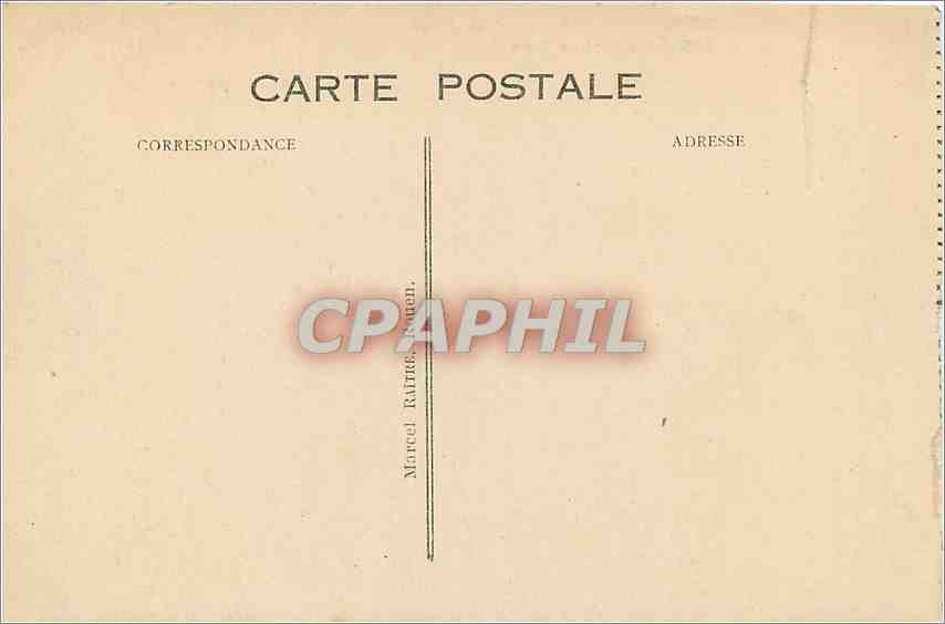 CPA Rouen  -  Le Quai de Paris Tramway — Verso