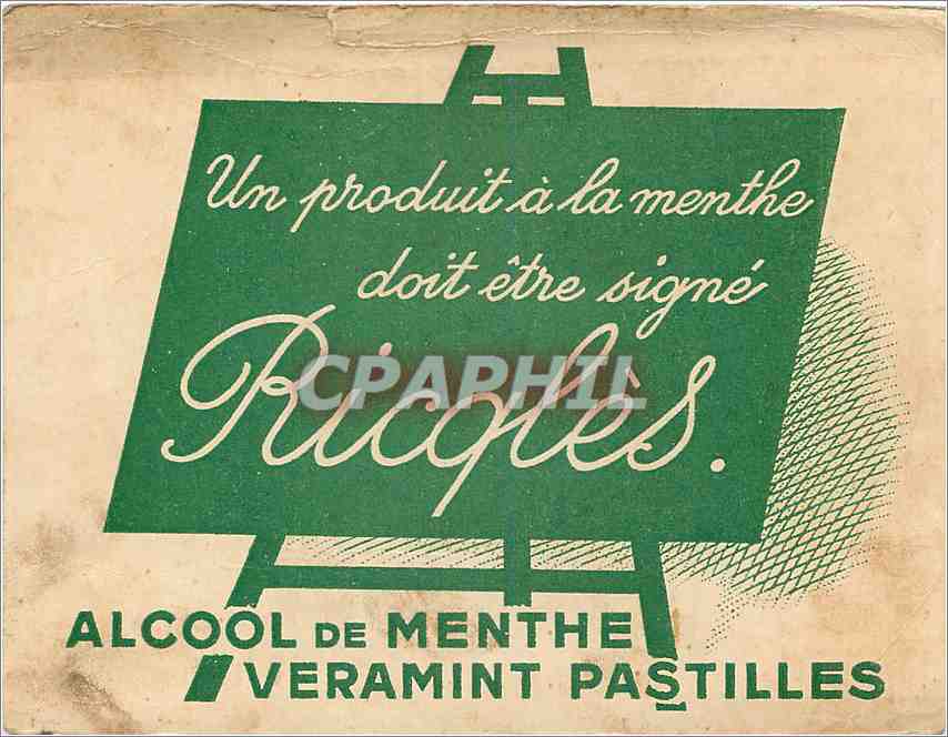 CPA Ah! Mon beau château Ricqles — Verso