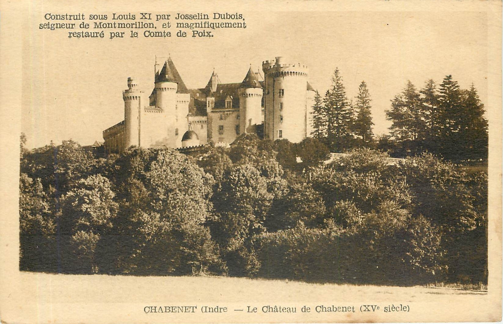 CPA Chabenet Indre  -  Le Château de Chabenet