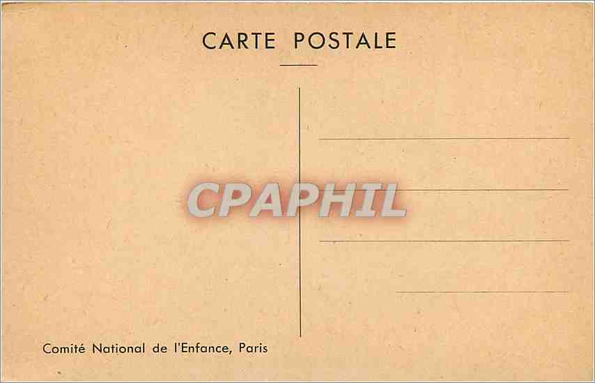 CPA Van Dick  -  Les enfants de Charles 1er d'Angleterre — Verso