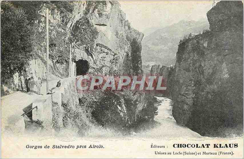 CPA Gorges de Stalvedro pres Airolo