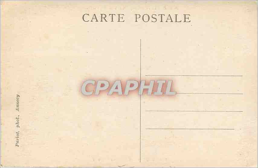 Annecy — Les Vieilles Prisons — Sites Pittoresques de Savoie, n°13 — Rückseite