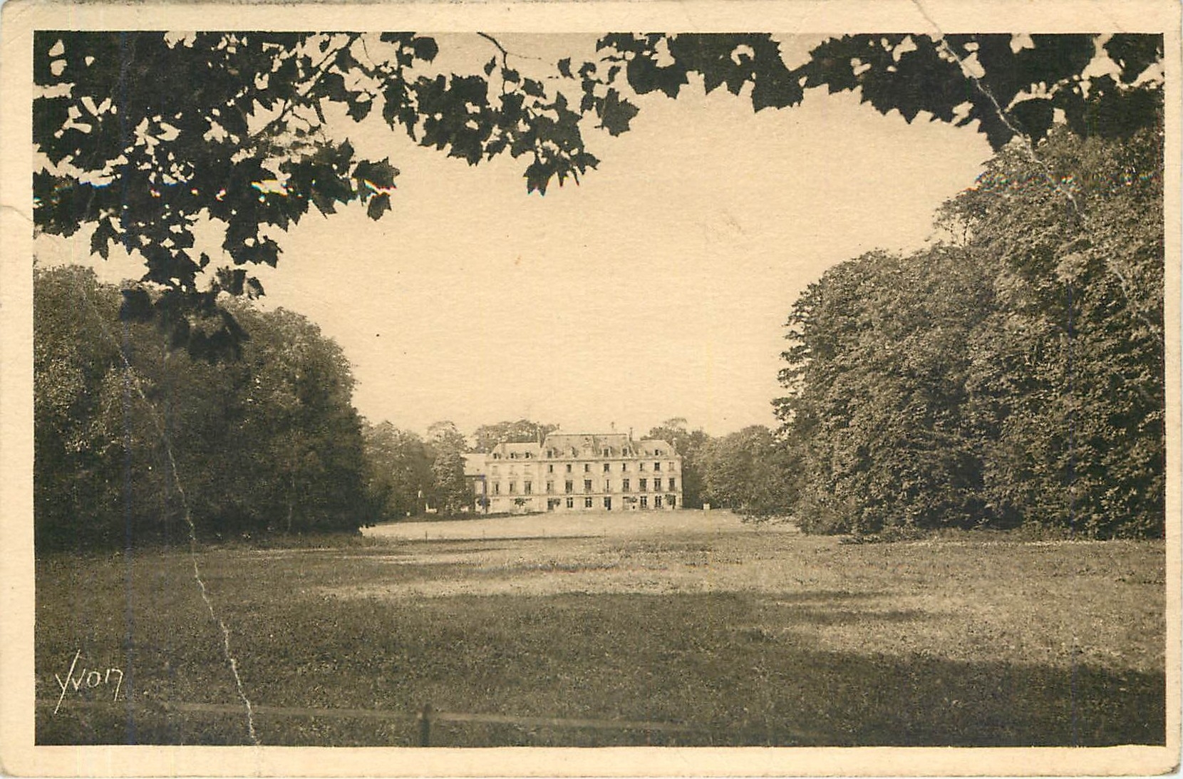 CPA Pontoise -ecole secondaire St Martin vue generale
