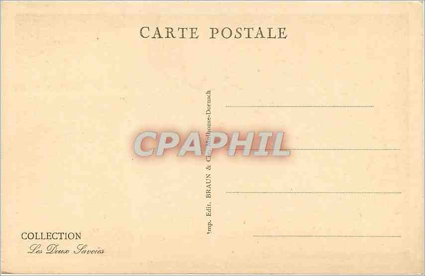 Annecy — Die Arcaden der Rue de l'Isle — Sammlung Deux Savoies — Rückseite