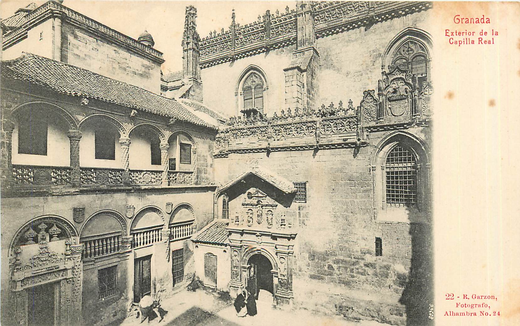 CPA Granada exterior de la Capilla Real