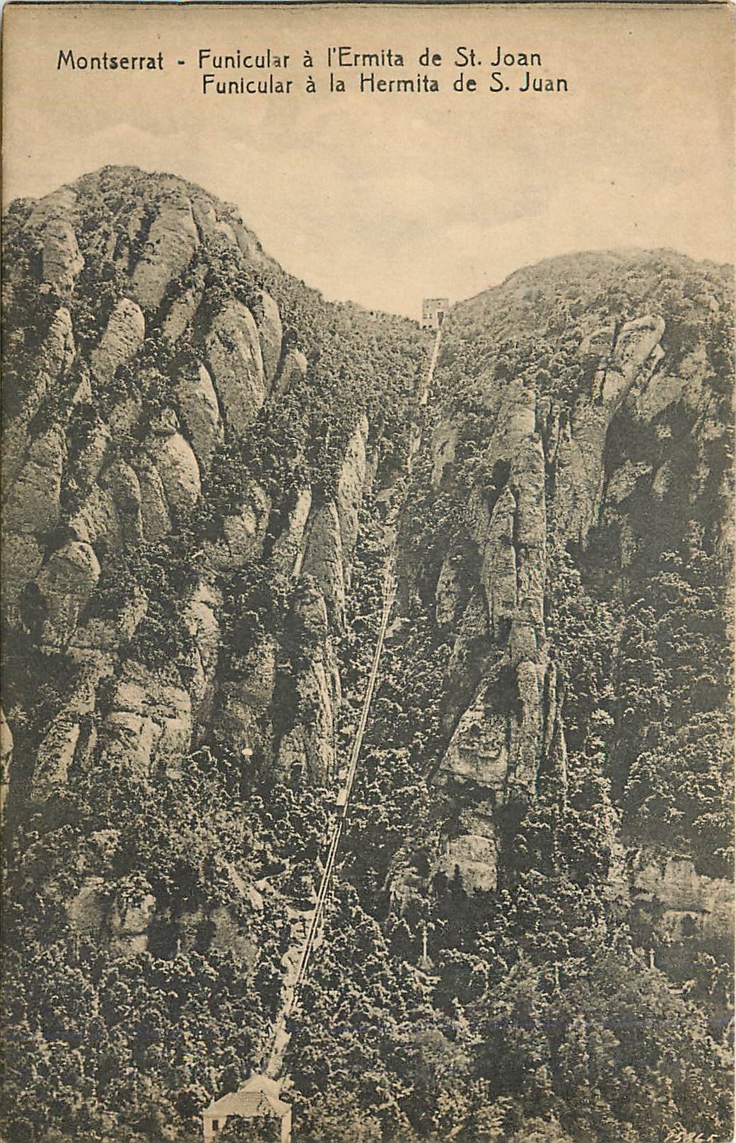 CPA Montserrat - Funicular a la hermita de S Juan