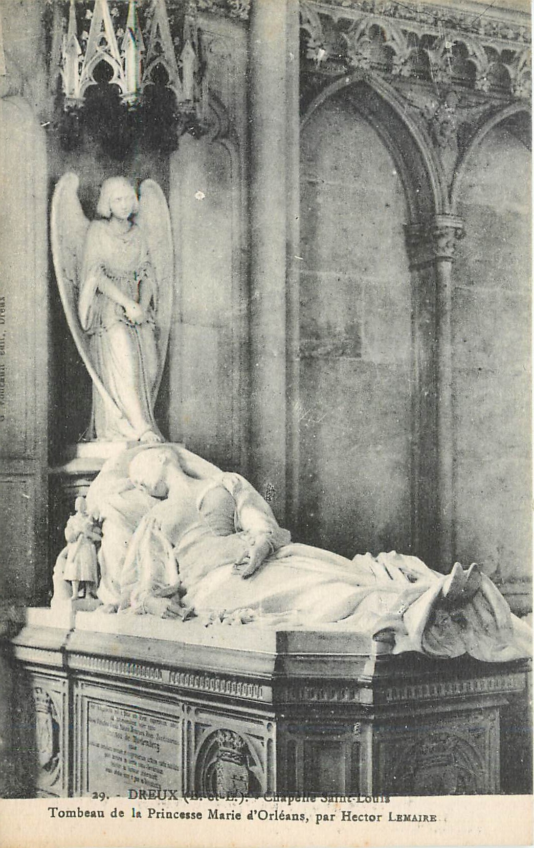 Tombeau de la Princesse Marie d'Orléans — Chapelle Saint-Louis — Dreux (Eure-et-Loir) — par Hector Lemaire