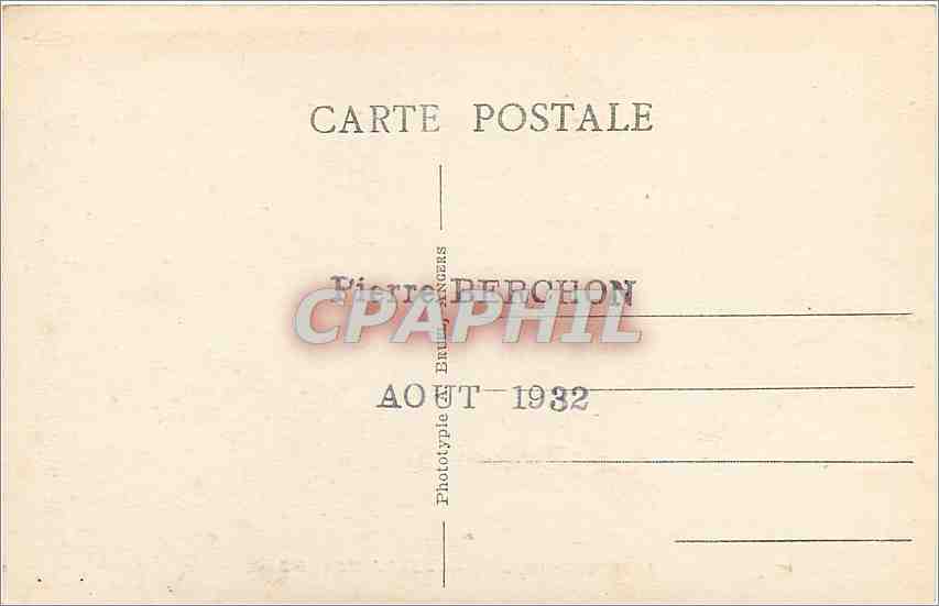 CPA Saumur - l'hotel de ville — Rückseite