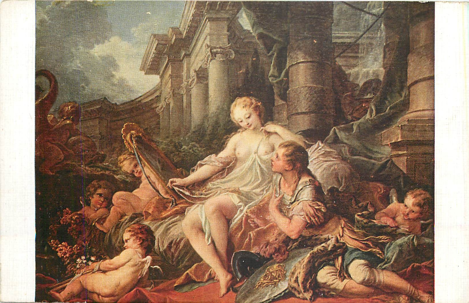 CPA François Boucher Rentud et Armide