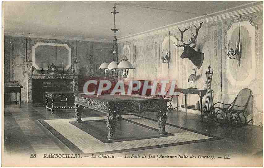 Rambouillet — Le Château — La Salle de Jeu (Ancienne Salle des Gardes) — LL