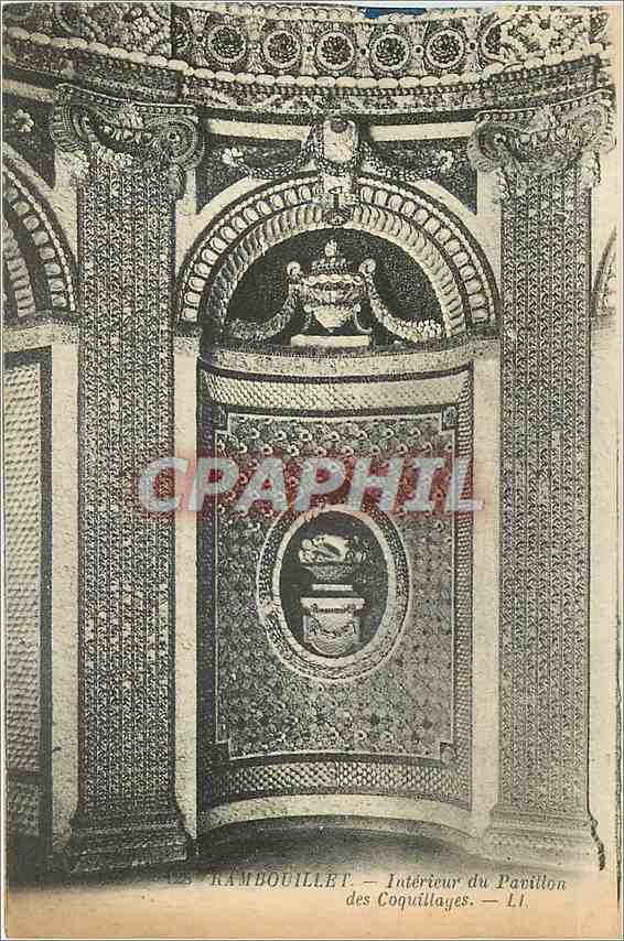 CPA Rambouillet - interieur du pavillon des coquillages