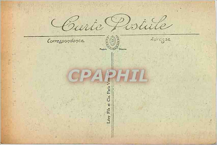 CPA Rambouillet - interieur du pavillon des coquillages — Rückseite