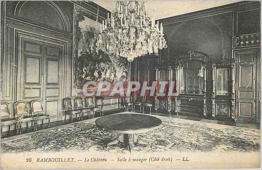 CPA Rambouillet - le château - Salle a manger