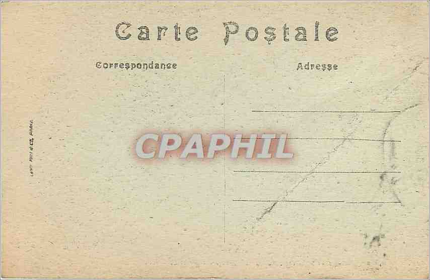 CPA Rambouillet - le château - Salle a manger — Rückseite