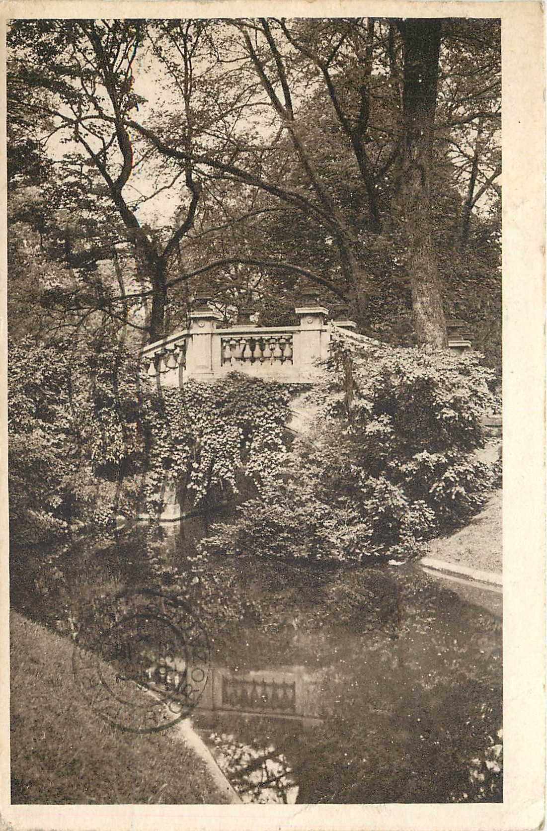 CPA Paris - Parc Monceau - la riviere