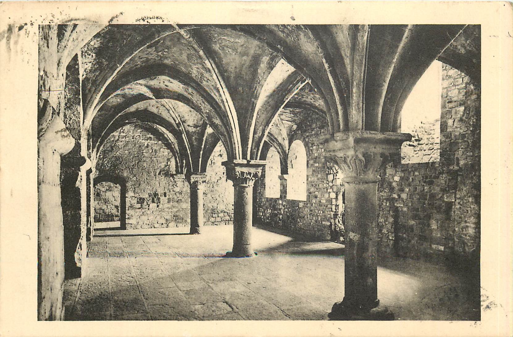 CPA Abbaye du Mont Saint-Michel Promenoir