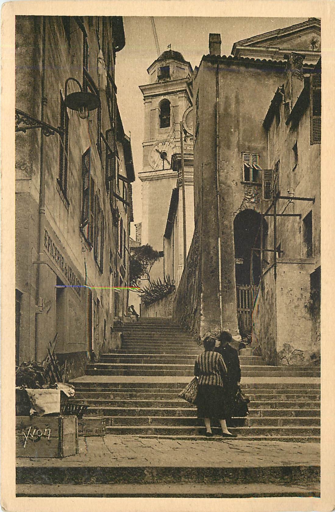 CPA Villefranche - rue de l'eglise